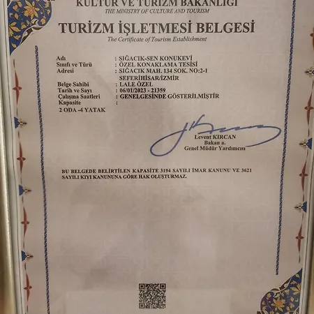 Han/Misafirhane Siğacik Sen Konuk Evı *